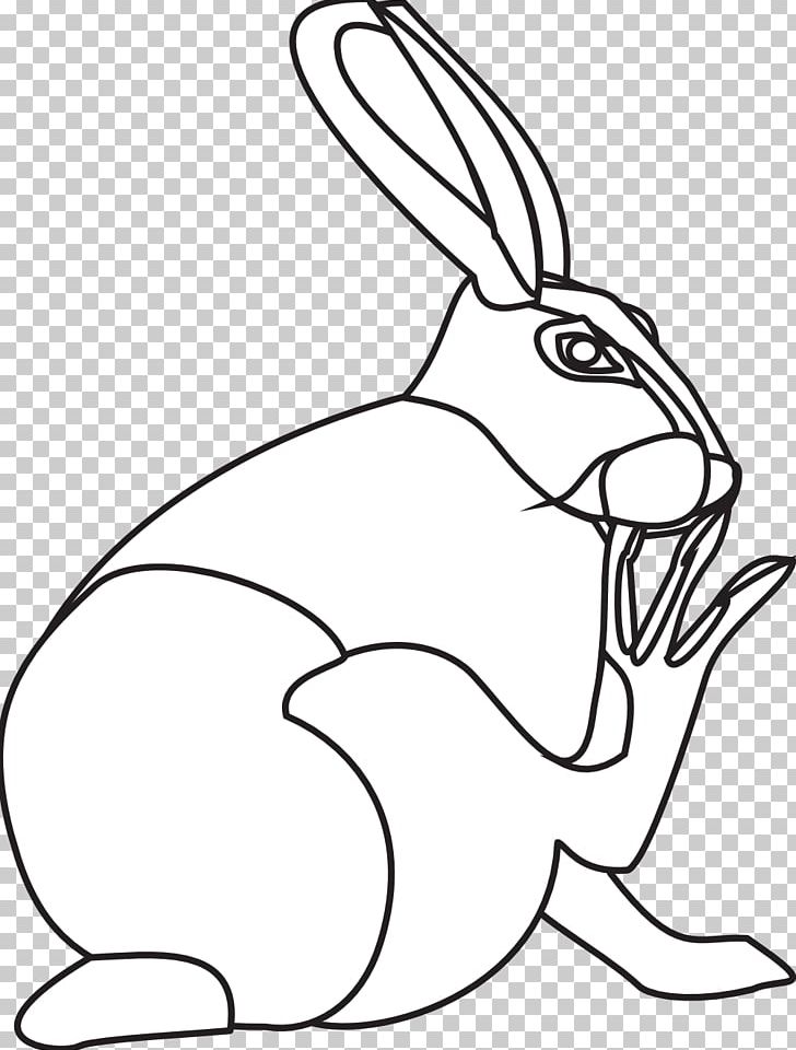 Domestic Rabbit Hare Easter Bunny Whiskers PNG, Clipart, Animals, Art, Beak, Black And White, Domestic Rabbit Free PNG Download