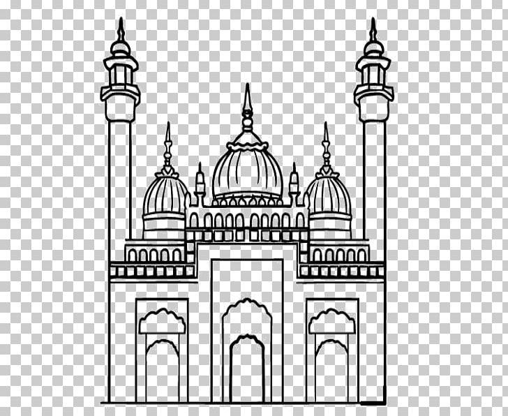 Umayyad Mosque Al-Masjid An-Nabawi Sultan Ahmed Mosque PNG, Clipart, Almasjid Annabawi, Android, Arch, Black And White, Coloring Animals Free PNG Download