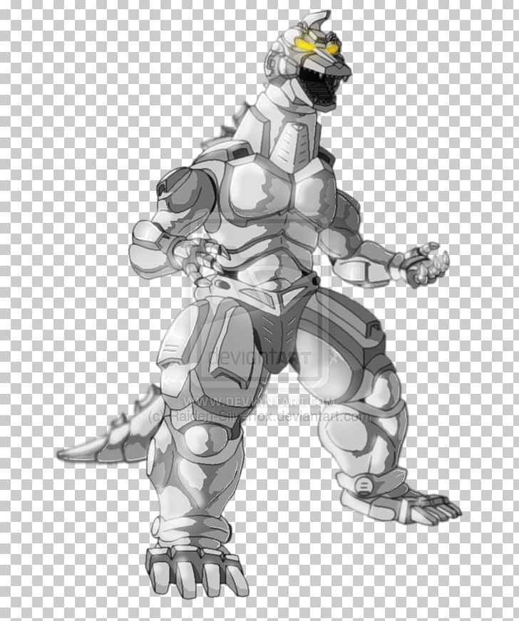 Mechagodzilla Anguirus Drawing PNG, Clipart, Action Figure, Anguirus, Armour, Art, Black And White Free PNG Download