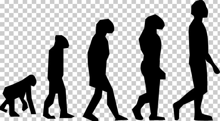 March Of Progress Homo Sapiens Ape Human Evolution PNG, Clipart, Ape, Black And White, Communication, Conversation, Evolution Free PNG Download