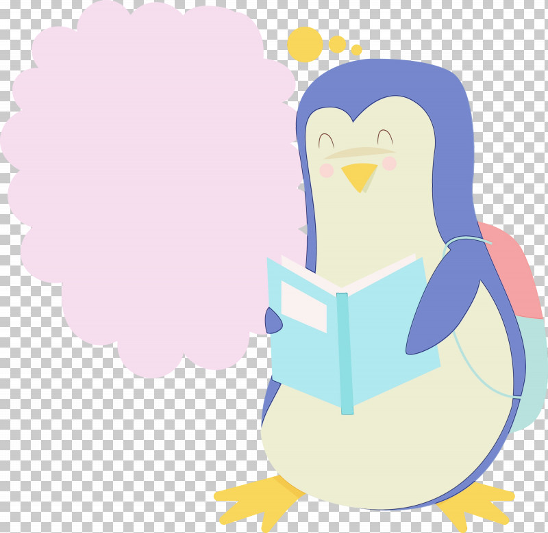 Penguins Purple Beak Meter PNG, Clipart, Back To School, Beak, Meter, Paint, Penguins Free PNG Download