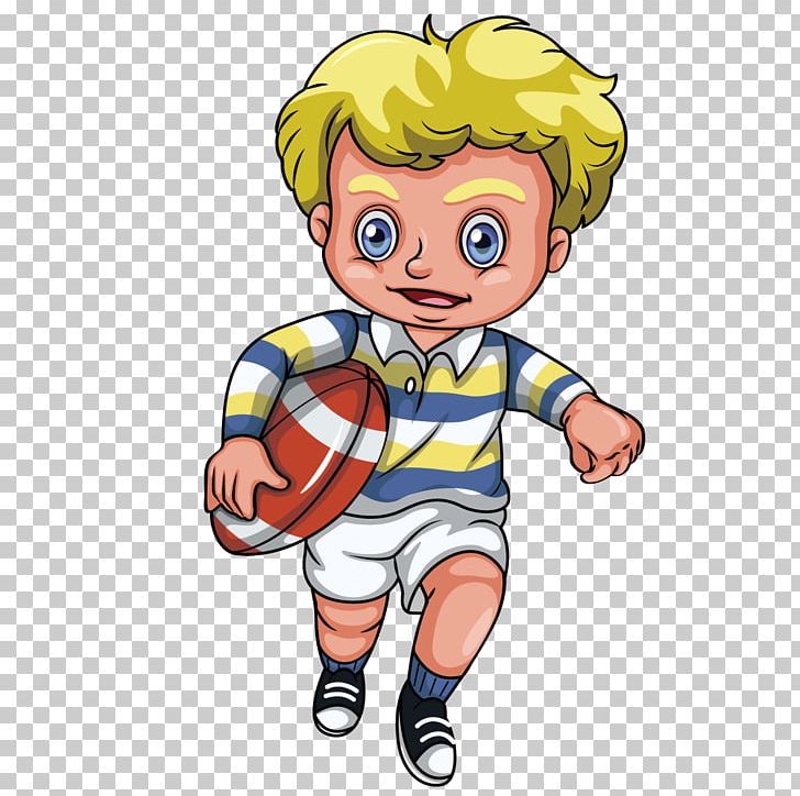 Rugby Football Rugby Union Football Player Png Clipart Boy Cartoon Child Fictional Character Fire Football Free