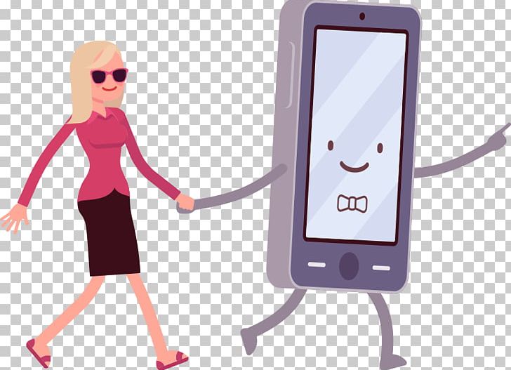 Walking Smartphone Illustration PNG, Clipart, Cartoon, Cartoon Beauty, Cartoon Mobile Phone, Cell Phone, Creative Mobile Phone Free PNG Download