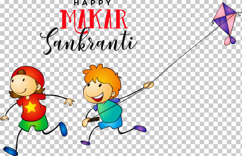 Makar Sankranti Magha Mela PNG, Clipart, Bhogi, Cartoon, Happy, Kite, Line Free PNG Download