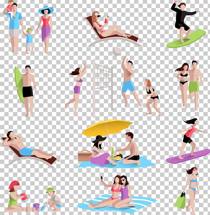 Beach Stock Illustration Stock Photography Illustration PNG, Clipart, Arm, Cartoon Character, Cartoon Man, Family Figures, Happy Birthday Vector Images Free PNG Download