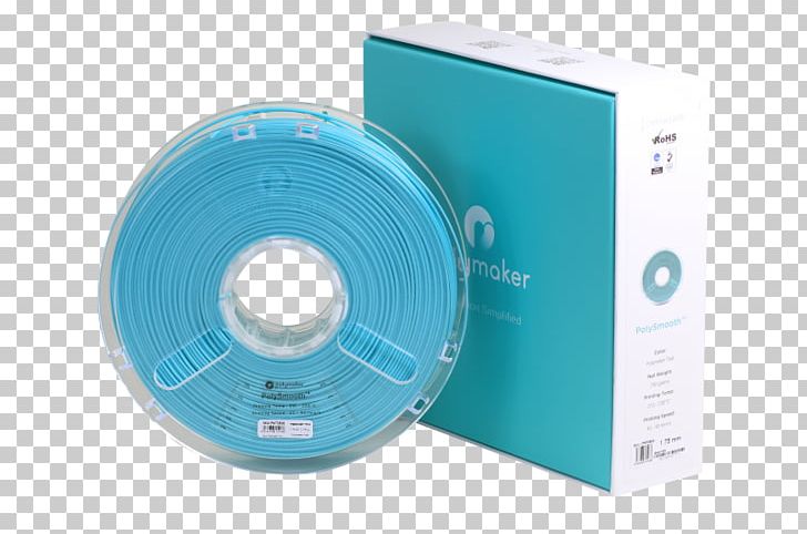 Filament Polymaker PolySmooth Suitable For PolyMaker Polysmooth Blue Product Design Turquoise PNG, Clipart, 750g, Blue, Computer Hardware, Hardware, Microsoft Azure Free PNG Download