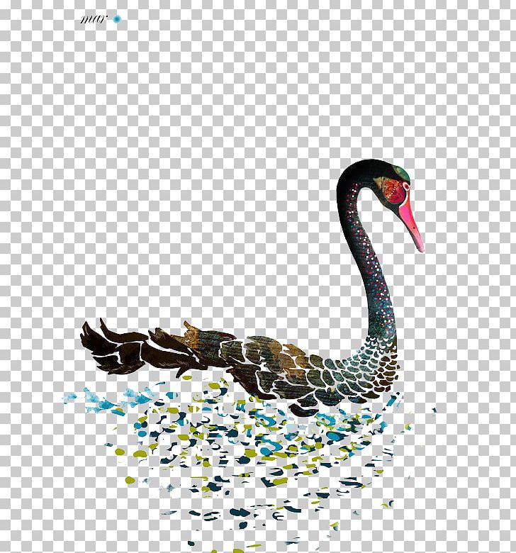 Black Swan T-shirt Watercolor Painting PNG, Clipart, Animal, Animals, Ballet, Beak, Bird Free PNG Download