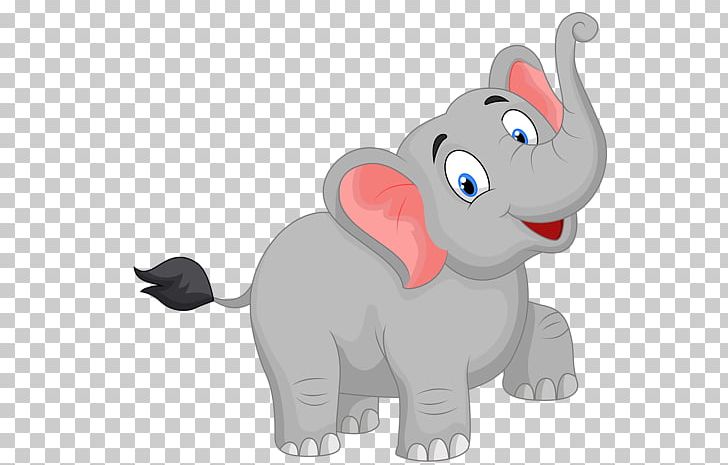 Indian Elephant Drawing PNG, Clipart, African Elephant, Animals, Animation, Carnivoran, Cartoon Free PNG Download