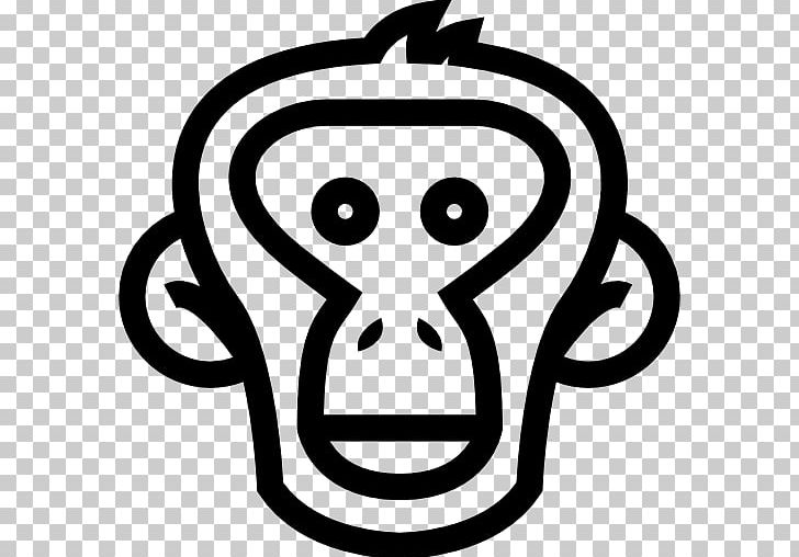 Monkey Ape Chimpanzee PNG, Clipart, Animals, Ape, Black And White, Chimpanzee, Computer Icons Free PNG Download