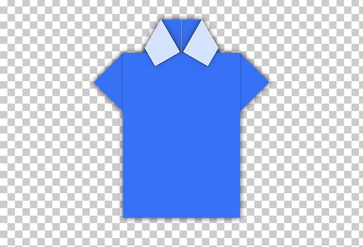 Paper Origami Rectangle T-shirt PNG, Clipart, 3fold, Angle, Blue, Child, Clothing Free PNG Download