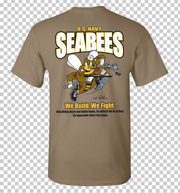 T-shirt Seabee United States Navy Sleeve PNG, Clipart, Active Shirt, Bee, Blue, Bluza, Brand Free PNG Download