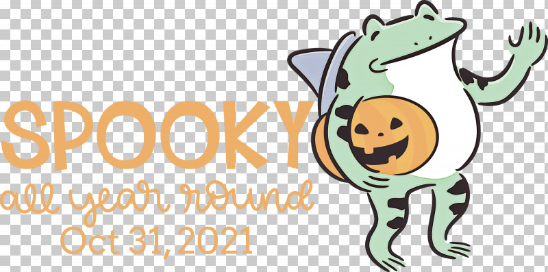Spooky Halloween PNG, Clipart, Behavior, Cartoon, Frogs, Halloween, Happiness Free PNG Download