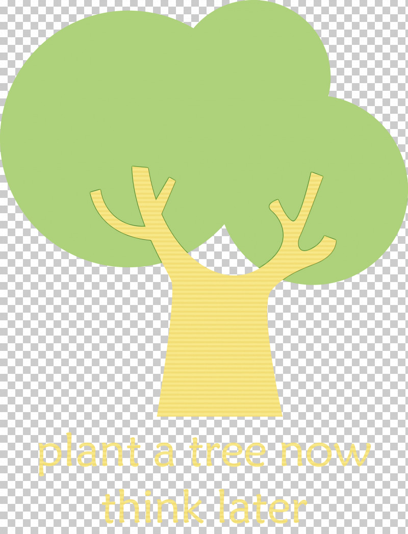 Logo Cartoon Green Tree Antler PNG, Clipart, Antler, Arbor Day, Behavior, Cartoon, Green Free PNG Download