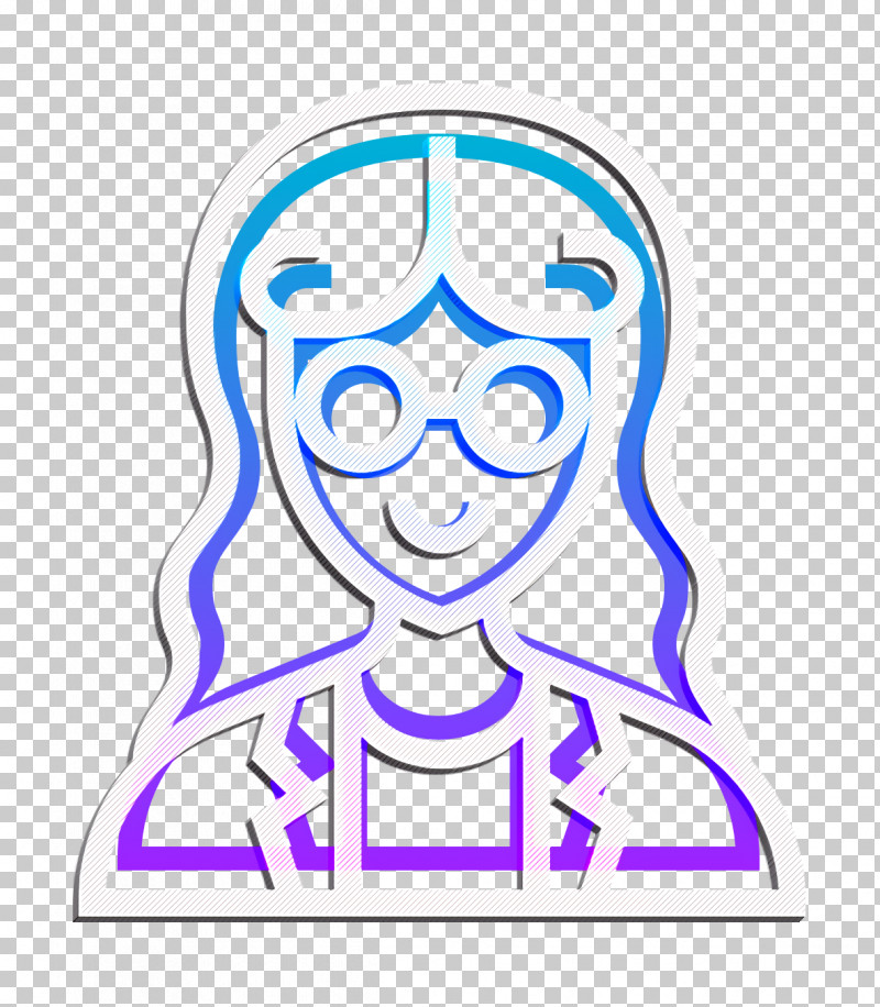 Mathematician Icon Careers Women Icon Scientist Icon PNG, Clipart, Careers Women Icon, Electric Blue, Head, Line, Line Art Free PNG Download