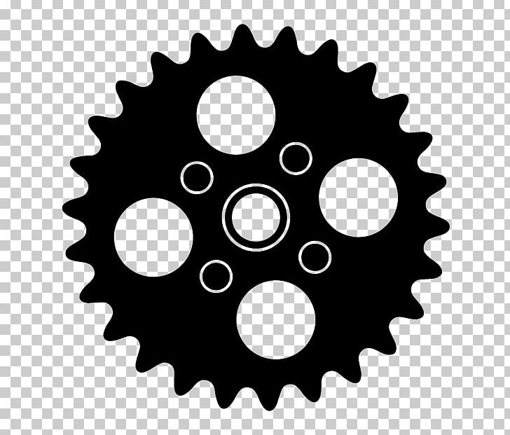 Computer Icons Gear PNG, Clipart, Bicycle Drivetrain Part, Bicycle Part, Black And White, Circle, Computer Icons Free PNG Download