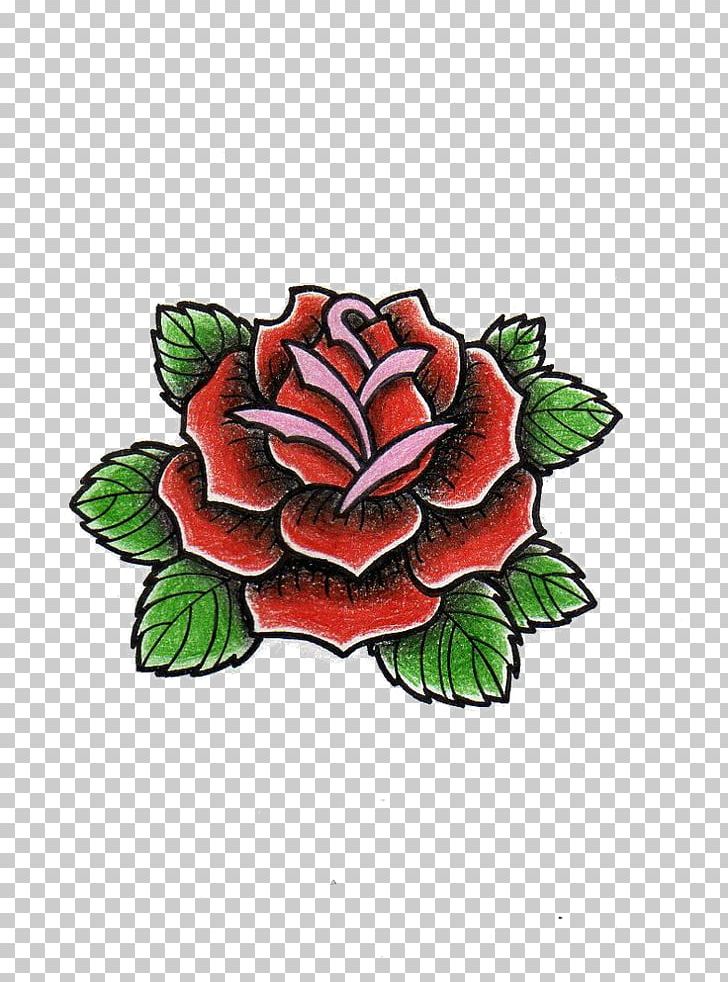 Old School (tattoo) Drawing Rose Sketch PNG, Clipart, Art, Color, Cut Flowers, Drawing, Flash Free PNG Download