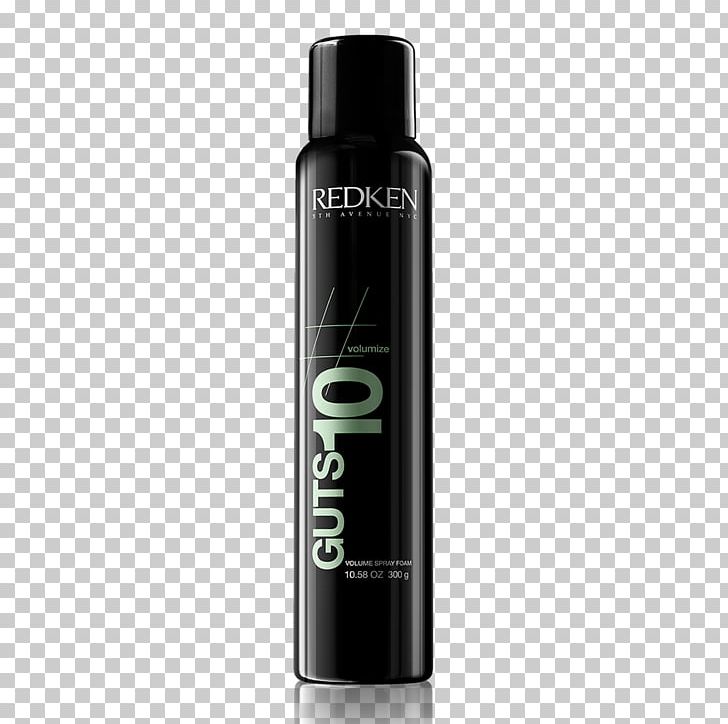 Redken Guts 10 Volume Spray Foam Hair Care Hair Styling Products Beauty Parlour PNG, Clipart, Beauty Parlour, Cosmetics, Cosmetologist, Deodorant, Guts Free PNG Download