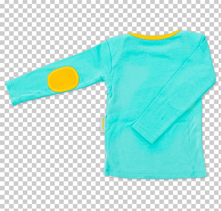 Sleeve T-shirt Shoulder Outerwear Turquoise PNG, Clipart, Aqua, Clothing, Electric Blue, Long Sleeve, Long Sleeve T Shirt Free PNG Download