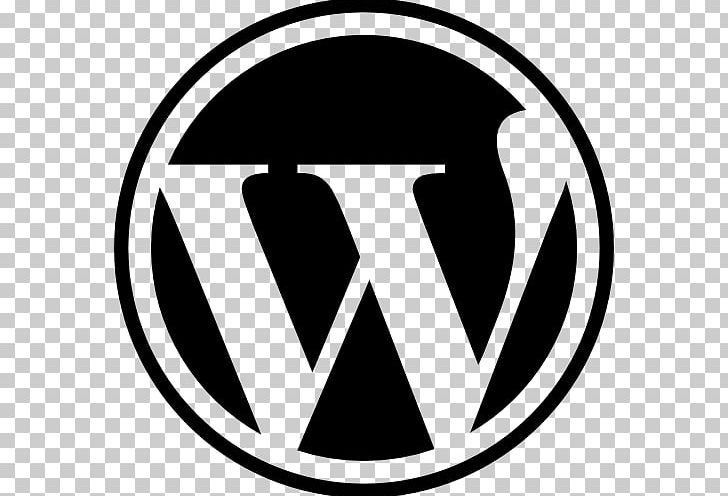 WordPress.com Logo PNG, Clipart, Area, Black And White, Blog, Brand, Circle Free PNG Download