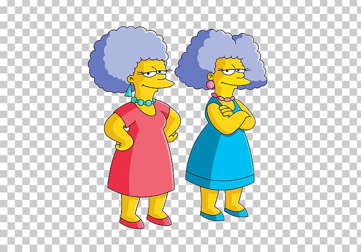 Patty Bouvier The Simpsons: Tapped Out Homer Simpson Marge Simpson Ned Flanders PNG, Clipart, Art, Beak, Bird, Cartoon, Child Free PNG Download