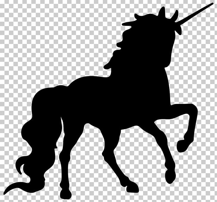Silhouette Unicorn PNG, Clipart, Animal Figure, Animals, Black And White, Bridle, Cartoon Free PNG Download