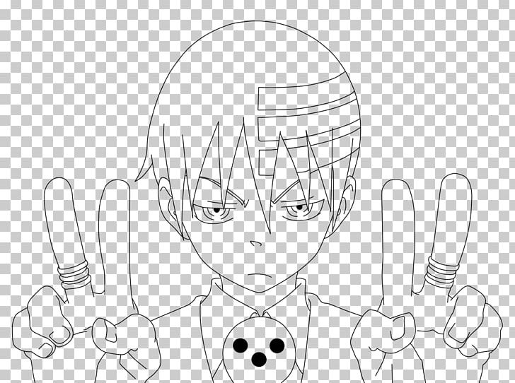 Death The Kid Soul Eater Art Sketch PNG, Clipart, Arm, Art, Artwork, Black, Black And White Free PNG Download