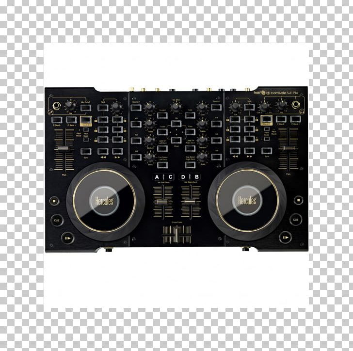 Disc Jockey DJ Controller Audio Mixers Hercules DJ Console 4-Mx DJ Mixer PNG, Clipart, Audio, Audio Equipment, Audio Mixers, Audio Mixing, Audio Receiver Free PNG Download