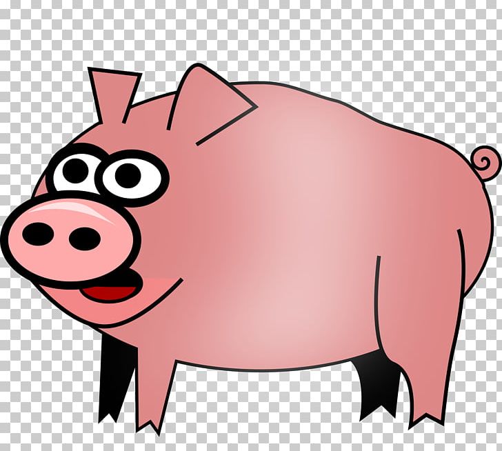 Domestic Pig Cartoon PNG, Clipart, Animals, Animation, Cartoon, Cattle Like Mammal, Computer Icons Free PNG Download