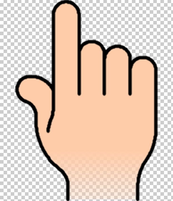 hand pointing down clipart