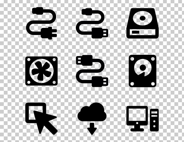 Computer Icons Computer Hardware Computer Software PNG, Clipart, Area, Black, Black And White, Brand, Computer Free PNG Download