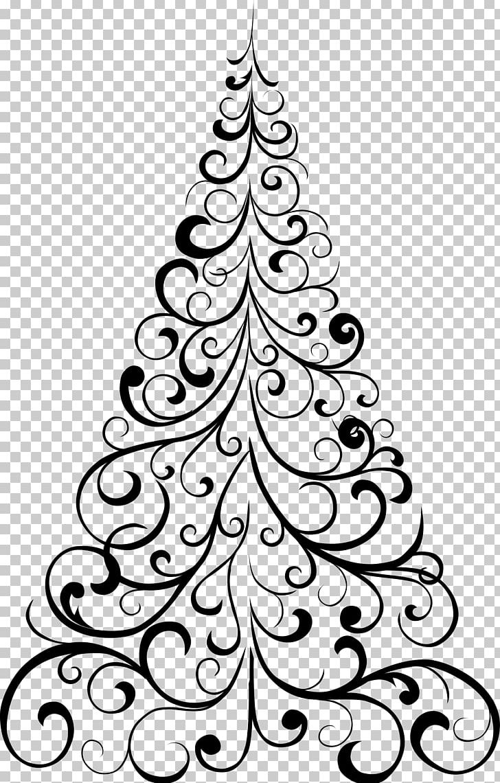Drawing Christmas Tree Coloring Book PNG, Clipart, Black And White, Branch,  Cartoon, Child, Chris Free PNG
