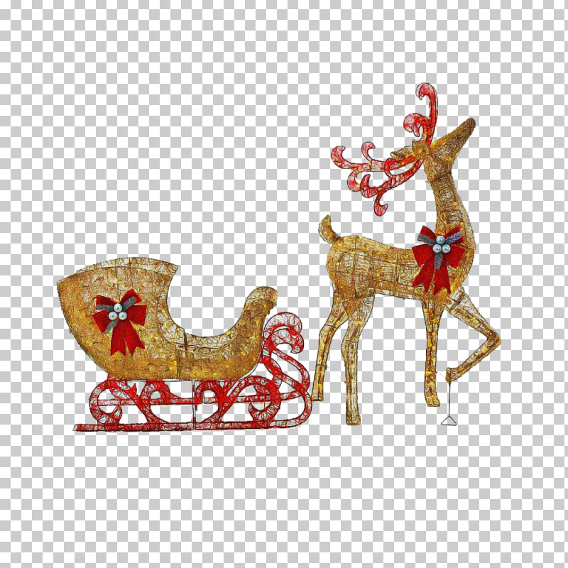Christmas Ornament PNG, Clipart, Christmas Day, Christmas Ornament, Elegant Reindeer, Foot, Gold Reindeer Free PNG Download