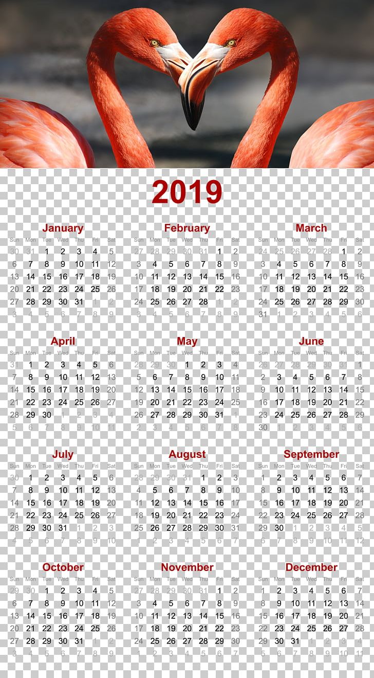 2019 Printable Calendar PNG, Clipart, Calendar, Calendar Date, Desktop Wallpaper, Information, Others Free PNG Download