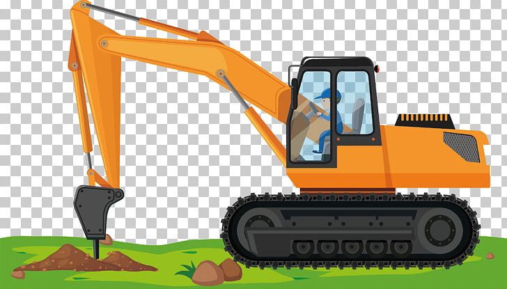 Heavy Equipment Architectural Engineering Vehicle Excavator PNG, Clipart, Bulldozer, Cartoon Excavator, Construction Equipment, Construction Team, Engineering Free PNG Download