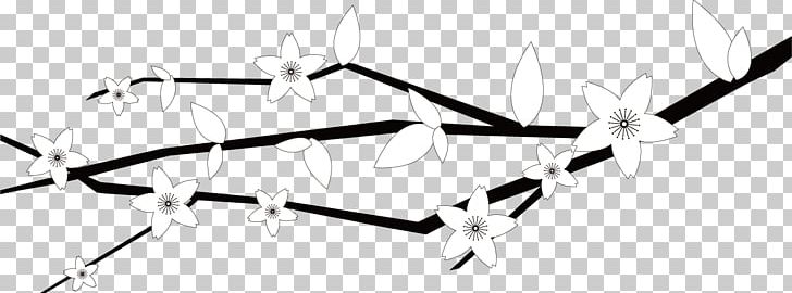 Snow Plum Blossom PNG, Clipart, Angle, Auto Part, Black, Black And White, Creative Background Free PNG Download