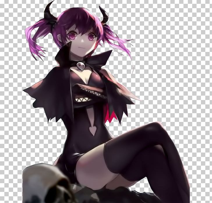 Anime Devil Girl PNG, Clipart, Animation, Anime, Art, Black Hair, Brown Hair Free PNG Download