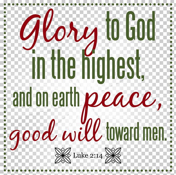 glory to god christmas clipart