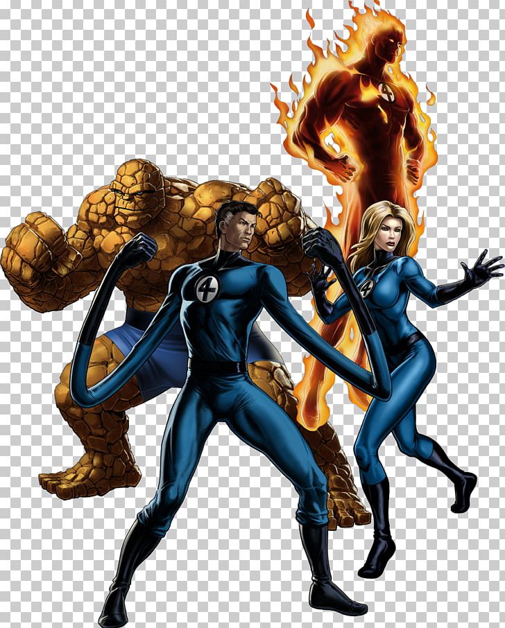 Invisible Woman Mister Fantastic Thing Human Torch Fantastic Four PNG, Clipart, Action Figure, Aggression, Comic, Fiction, Fictional Character Free PNG Download
