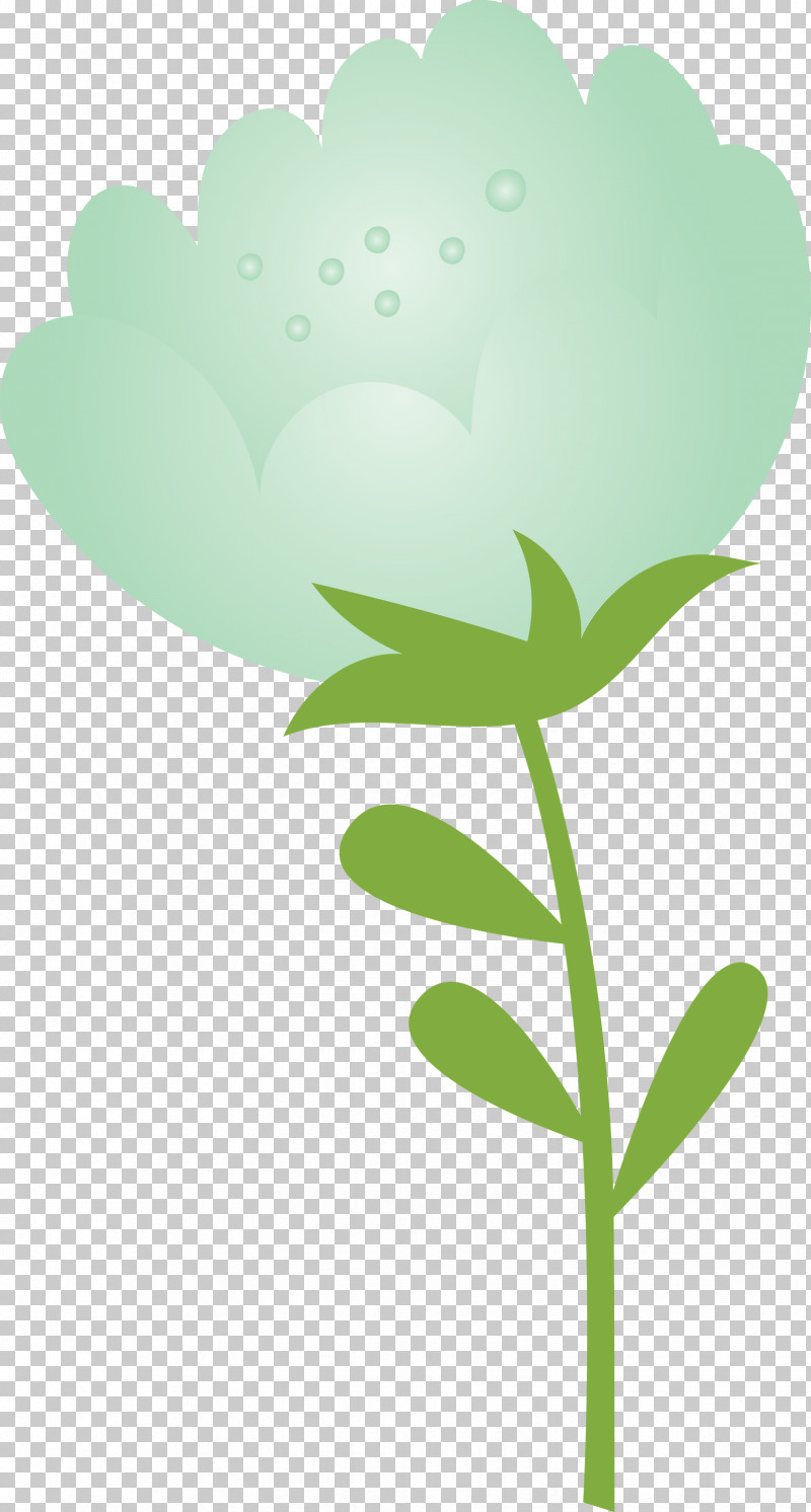 Green Leaf Plant Flower Plant Stem PNG, Clipart, Cartoon, Flower, Green, Heart, Leaf Free PNG Download