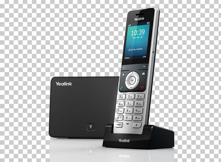Digital Enhanced Cordless Telecommunications Yealink W52H IP-DECT Cordless Telephone PNG, Clipart, Answering Machine, Electronic Device, Electronics, Gadget, Mobile Phone Free PNG Download