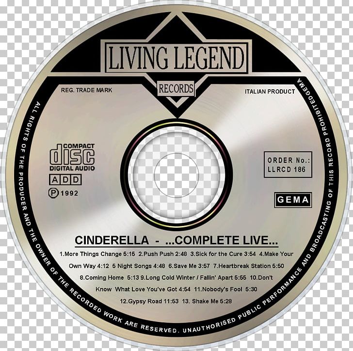 Compact Disc Cinderella ...Complete Live... Gypsy Road Live PNG, Clipart,  Free PNG Download