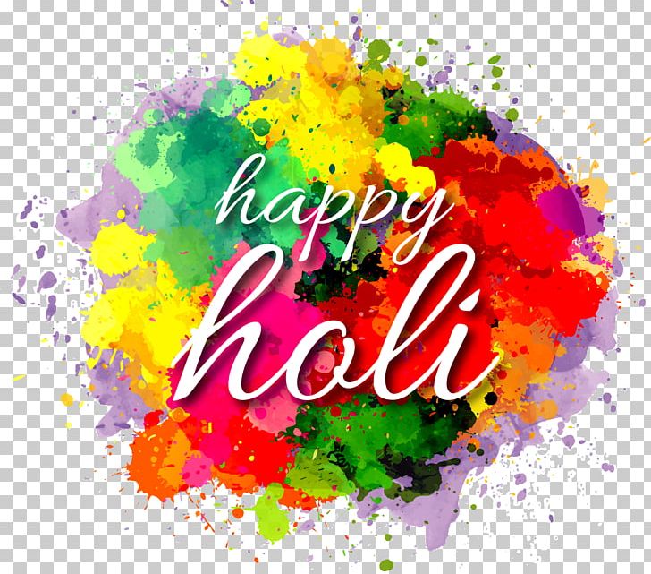 Holi Wish Happiness Festival PNG, Clipart, Background Vector, Color Splash, Computer Wallpaper, Flower, Flower Arranging Free PNG Download