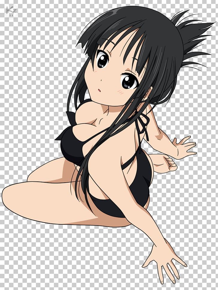 Mio Akiyama K-On! Anime NO PNG, Clipart, Anime, Arm, Art, Black, Black Hair Free PNG Download
