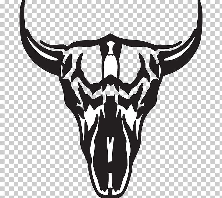 Texas Longhorn English Longhorn Wall Decal Sticker PNG, Clipart, Barbed Wire, Black And White, Bone, Bull Skull, Cattle Free PNG Download