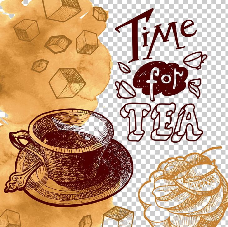 Tea Party Coffee Illustration PNG, Clipart, Caffeine, Coffee, Coffee Cup, Cup, Dessert Free PNG Download