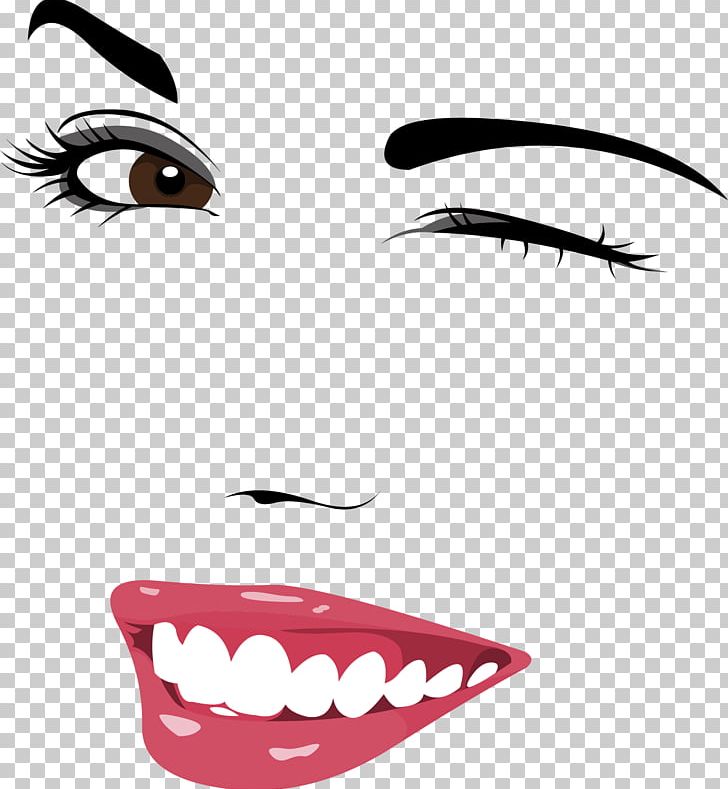 Wink Eyebrow Facial Expression PNG, Clipart, Cartoon Character, Character, Expression Vector, Eye, Face Free PNG Download