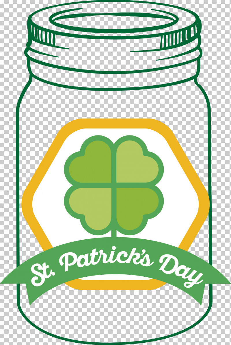St Patricks Day Mason Jar PNG, Clipart, Geometry, Green, Leaf, Line, Logo Free PNG Download