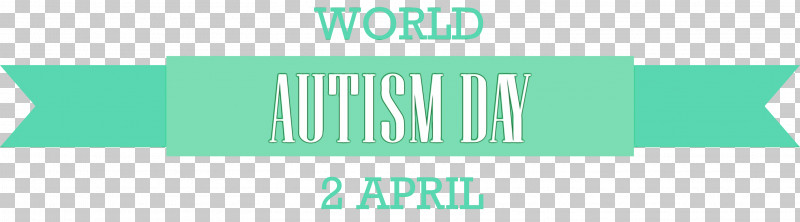 Green Text Font Line Aqua PNG, Clipart, Aqua, Autism Awareness Day, Autism Day, Banner, Green Free PNG Download