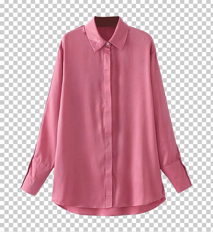 Satin Blouse Shirt Textile Silk PNG, Clipart, Blouse, Button, Chinese Cloth, Collar, Cotton Free PNG Download