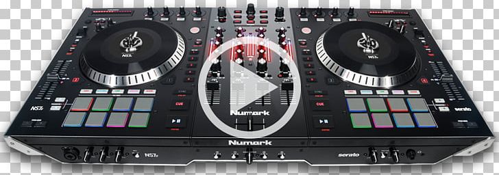 Numark NS7II DJ Controller Numark Industries Audio Mixers Disc Jockey PNG, Clipart, Audio Equipment, Audio Mixers, Audio Receiver, Cdj, Computer Dj Free PNG Download